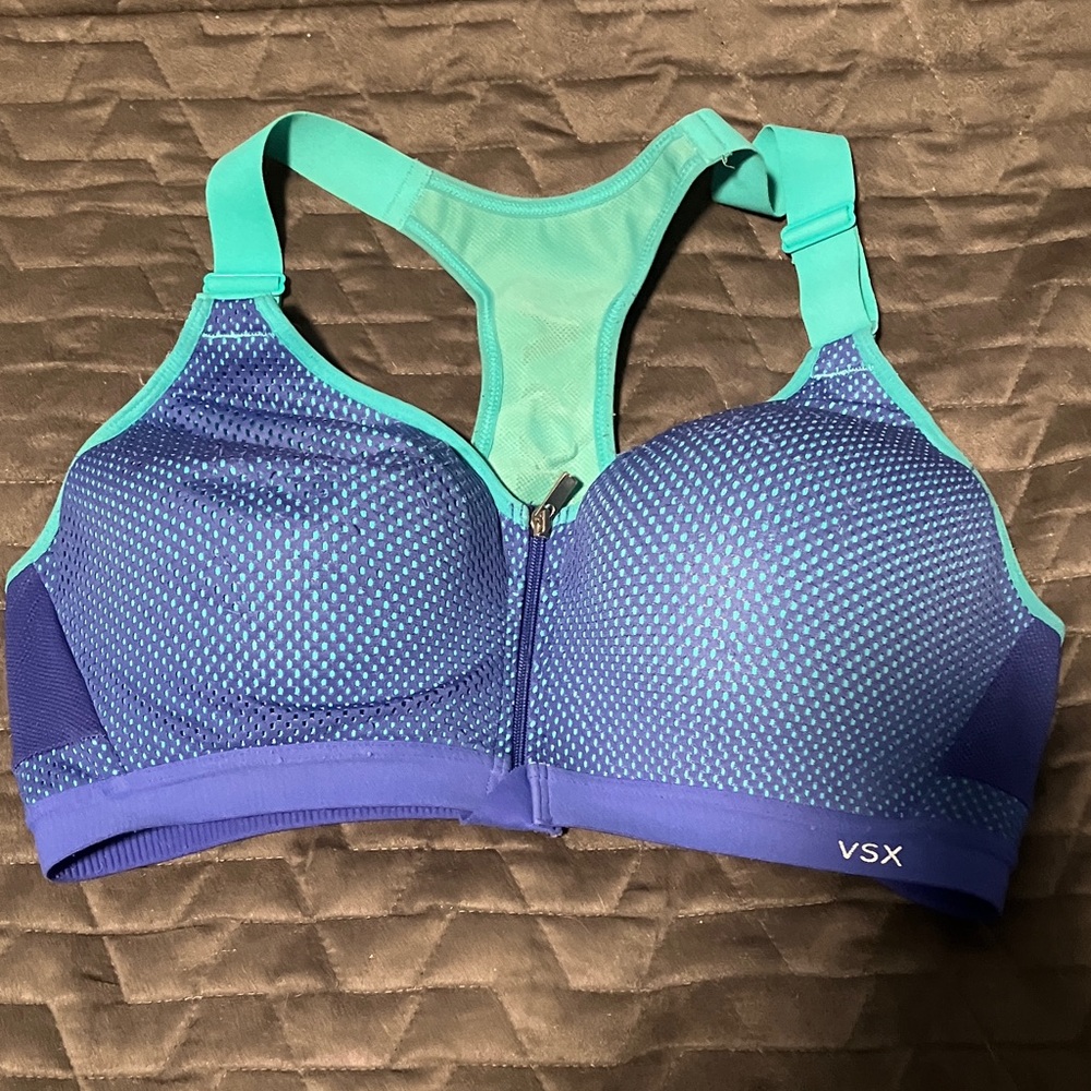 VSX Teal and Navy Sports Bra